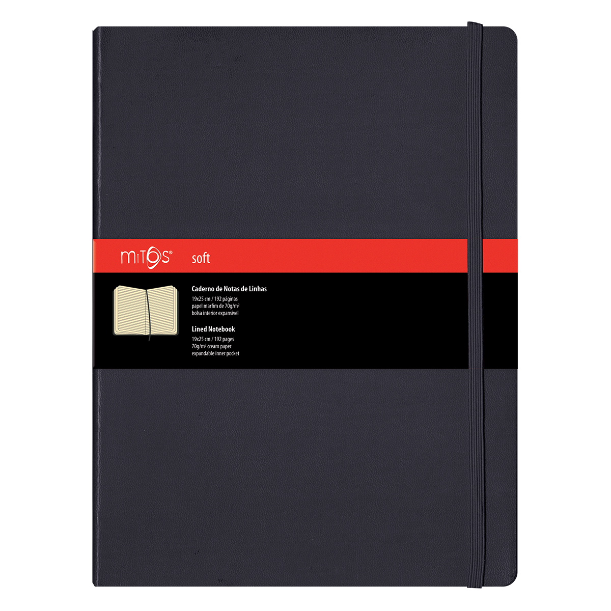 MITOS® SOFT-Caderno Notas Linhas(19x25cm)192pg